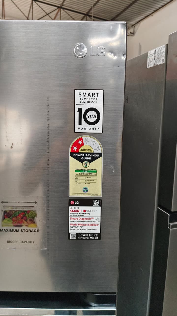 Refurbished LG 322L Double Door Refrigerator