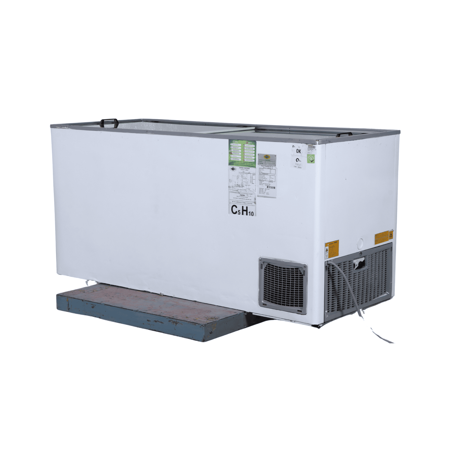 Western Top Glass Deep Freezer 500 Ltr