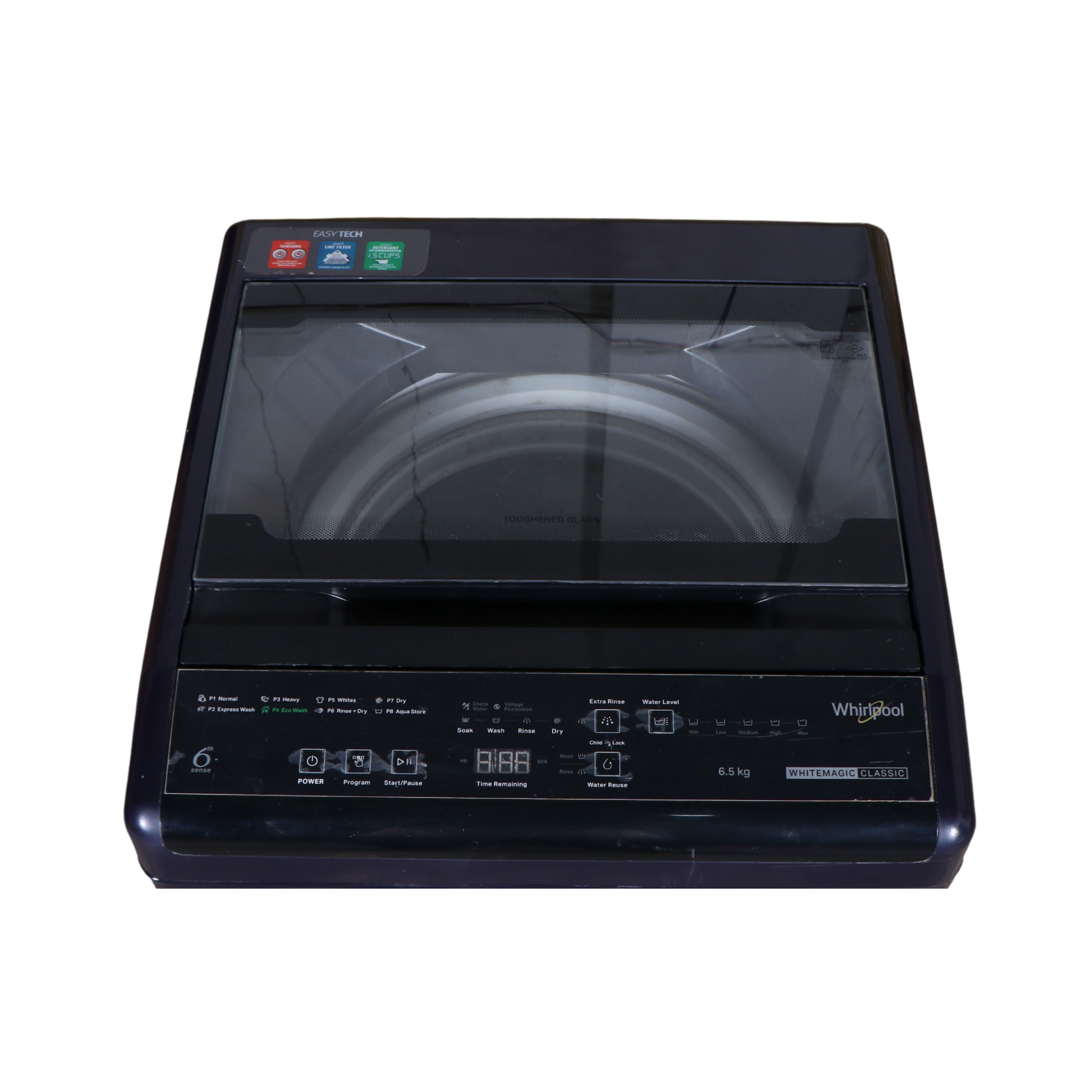 “Top load washing machine refurbished by Costify – warranty assured”
