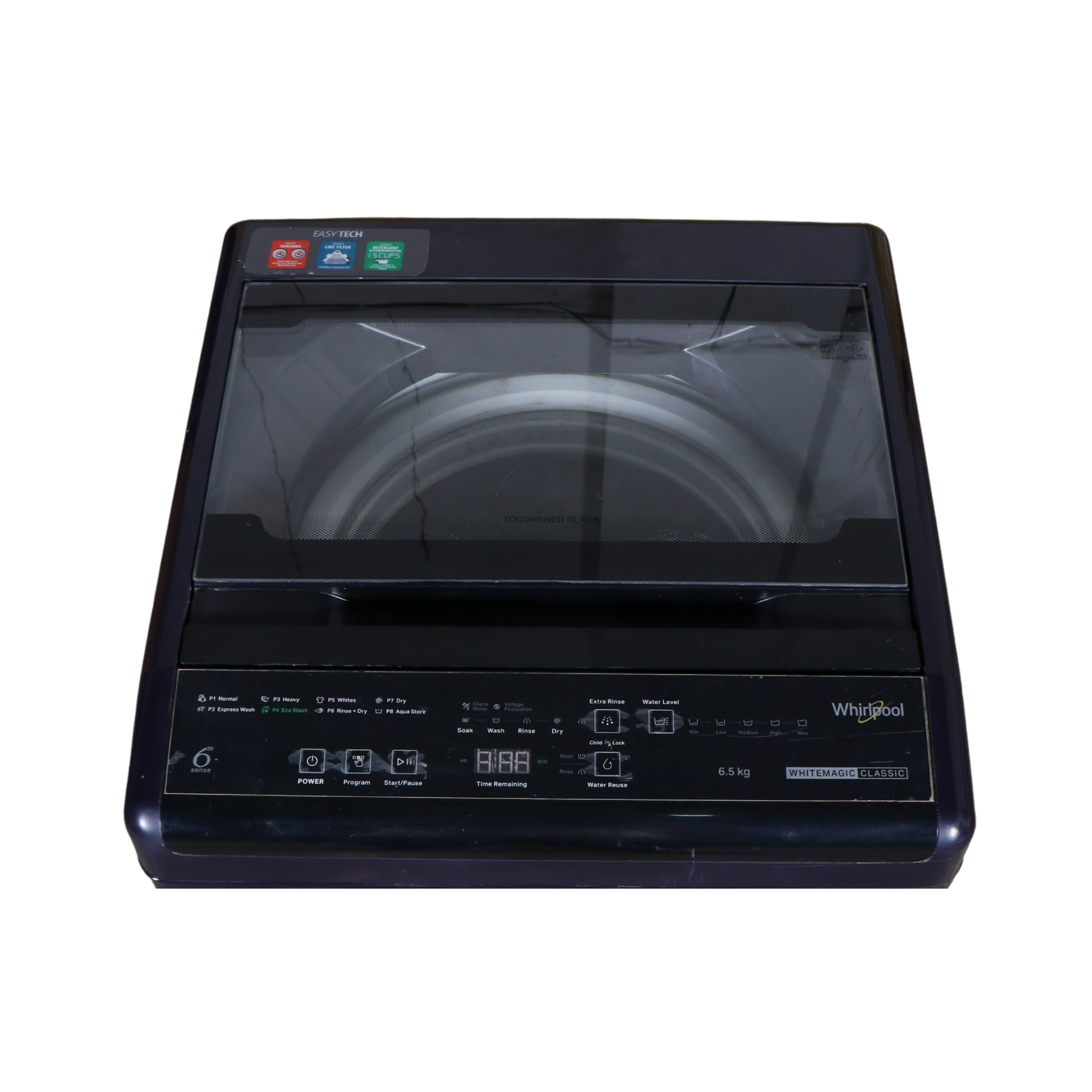 “Top load washing machine refurbished by Costify – warranty assured”
