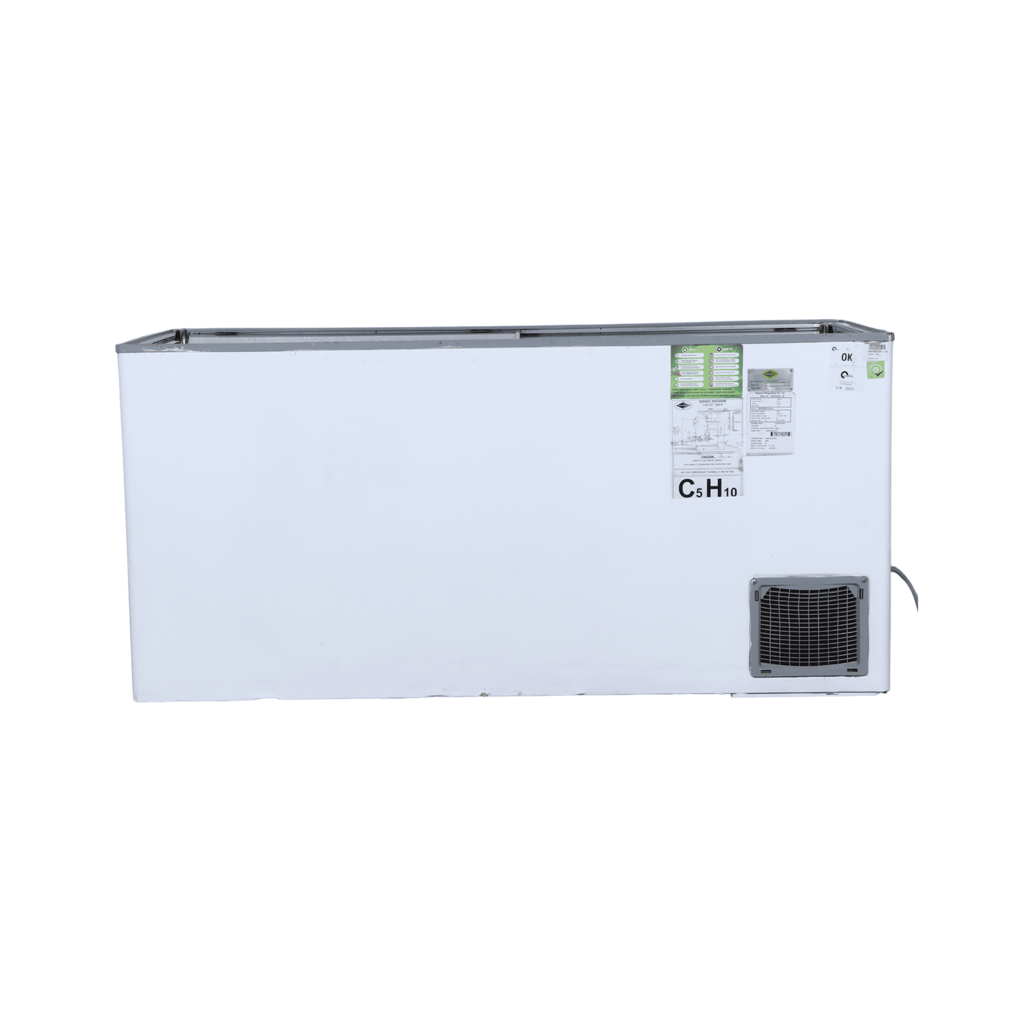 Western Top Glass Deep Freezer 500 Ltr
