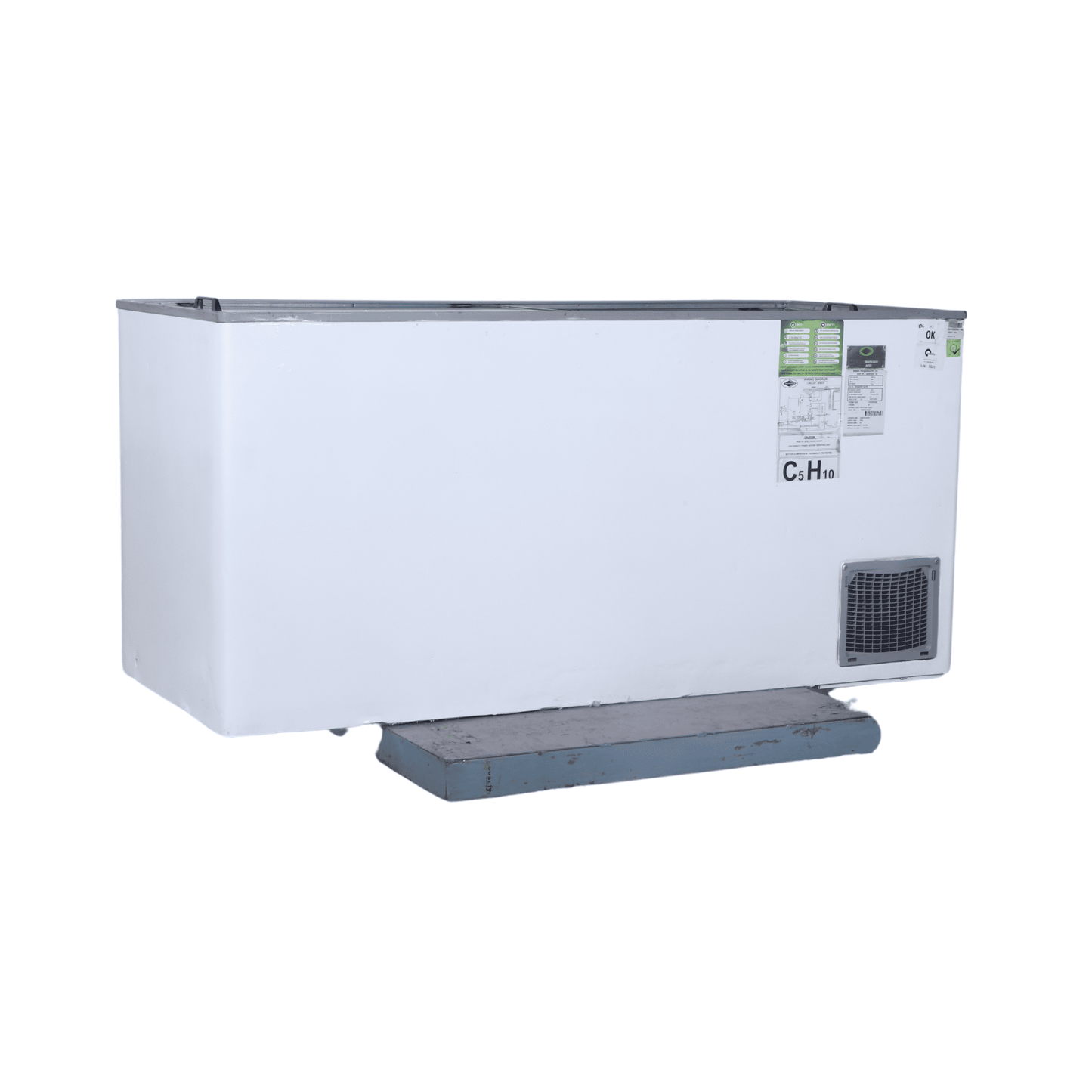 Western Top Glass Deep Freezer 500 Ltr