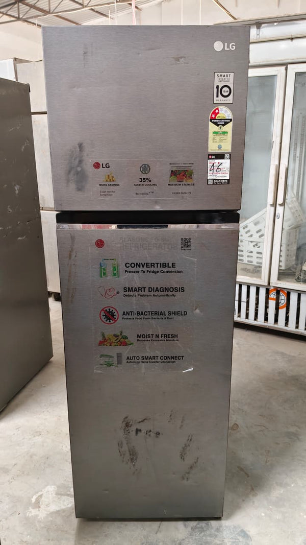 Refurbished LG 272L Double Door Refrigerator