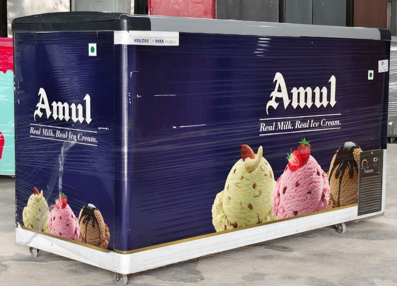 Refurbished Voltas 440L Glass Deep Freezer