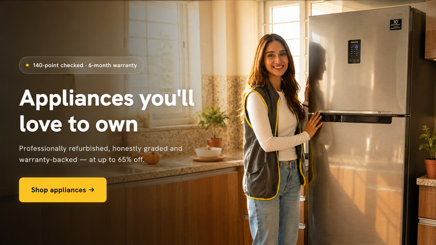 Appliances you'll love to own — shop refurbished appliances
